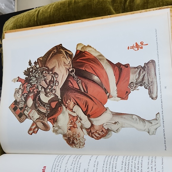 The Saturday Evening Post Christmas Book Illustrations by Norman Rockwell 1976 - Picture 11 of 16